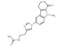 N-{2-[1-(9-methyl-1-oxo-2,3,4,9-tetrahydro-1H-carbazol-6-yl)-1H-imidazol-4-yl]ethyl}acetamide