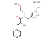 (2S)-2-amino-N-(2-methoxyethyl)-N-[(1-methyl-1H-pyrazol-4-yl)methyl]-3-phenylpropanamide