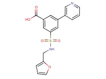 3-{[(2-furylmethyl)amino]sulfonyl}-5-pyridin-3-ylbenzoic acid