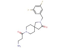 8-beta-alanyl-2-(3,5-difluorobenzyl)-2,8-diazaspiro[4.5]decan-3-one hydrochloride