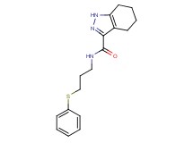 N-[3-(phenylthio)propyl]-4,5,6,7-tetrahydro-1H-indazole-3-carboxamide