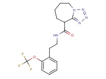 N-{2-[2-(trifluoromethoxy)phenyl]ethyl}-6,7,8,9-tetrahydro-5H-tetrazolo[1,5-a]azepine-9-carboxamide