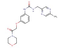 N-[(5-methylpyrazin-2-yl)methyl]-N'-[3-(2-morpholin-4-yl-2-oxoethoxy)phenyl]urea