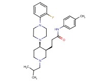3-{(3S*,4R*)-4-[4-(2-fluorophenyl)-1-piperazinyl]-1-isobutyl-3-piperidinyl}-N-(4-methylphenyl)propanamide