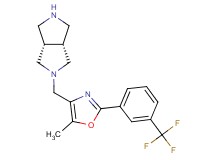 (3aR*,6aS*)-2-({5-methyl-2-[3-(trifluoromethyl)phenyl]-1,3-oxazol-4-yl}methyl)octahydropyrrolo[3,4-c]pyrrole
