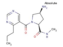 (4S)-4-amino-N-methyl-1-[(4-propylpyrimidin-5-yl)carbonyl]-L-prolinamide