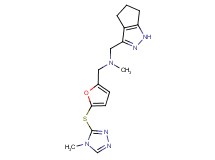 N-methyl-1-{5-[(4-methyl-4H-1,2,4-triazol-3-yl)thio]-2-furyl}-N-(1,4,5,6-tetrahydrocyclopenta[c]pyrazol-3-ylmethyl)methanamine