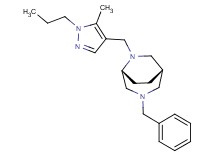 (1S*,5R*)-3-benzyl-6-[(5-methyl-1-propyl-1H-pyrazol-4-yl)methyl]-3,6-diazabicyclo[3.2.2]nonane