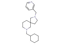 7-(cyclohexylmethyl)-2-(3-pyridinylmethyl)-2,7-diazaspiro[4.5]decane