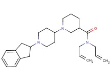 N,N-diallyl-1'-(2,3-dihydro-1H-inden-2-yl)-1,4'-bipiperidine-3-carboxamide