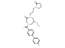 4-[(4'-fluoro-4-biphenylyl)carbonyl]-6-methoxy-1-[3-(2-oxo-1-pyrrolidinyl)propyl]-1,4-diazepan-2-one
