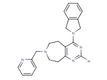 4-(1,3-dihydro-2H-isoindol-2-yl)-7-(pyridin-2-ylmethyl)-6,7,8,9-tetrahydro-5H-pyrimido[4,5-d]azepine