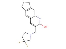 3-[(3,3-difluoro-1-pyrrolidinyl)methyl]-7,8-dihydro-6H-cyclopenta[g]quinolin-2-ol