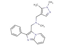 1-(1,5-dimethyl-1H-pyrazol-4-yl)-N-methyl-N-[(2-phenylimidazo[1,2-a]pyridin-3-yl)methyl]methanamine