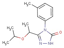 5-(1-isopropoxyethyl)-4-(3-methylphenyl)-2,4-dihydro-3H-1,2,4-triazol-3-one