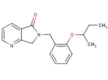 6-(2-sec-butoxybenzyl)-6,7-dihydro-5H-pyrrolo[3,4-b]pyridin-5-one