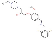 1-(4-{[(2,6-difluorobenzyl)amino]methyl}-2-methoxyphenoxy)-3-(4-ethyl-1-piperazinyl)-2-propanol