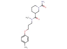 N~3~-methyl-N~3~-[3-(4-methylphenoxy)propyl]-1,3-piperidinedicarboxamide