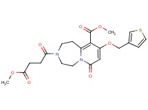 methyl 3-(4-methoxy-4-oxobutanoyl)-7-oxo-9-(3-thienylmethoxy)-1,2,3,4,5,7-hexahydropyrido[1,2-d][1,4]diazepine-10-carboxylate