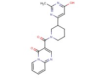 3-{[3-(6-hydroxy-2-methyl-4-pyrimidinyl)-1-piperidinyl]carbonyl}-4H-pyrido[1,2-a]pyrimidin-4-one
