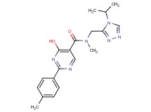 4-hydroxy-N-[(4-isopropyl-4H-1,2,4-triazol-3-yl)methyl]-N-methyl-2-(4-methylphenyl)pyrimidine-5-carboxamide