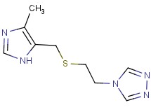 4-(2-{[(4-methyl-1H-imidazol-5-yl)methyl]thio}ethyl)-4H-1,2,4-triazole