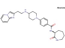 4-{4-[(2-imidazo[1,2-a]pyridin-2-ylethyl)amino]-1-piperidinyl}-N-[(3S)-2-oxo-3-azepanyl]benzamide