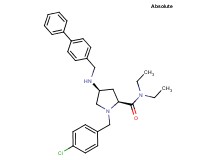 (4S)-4-[(4-biphenylylmethyl)amino]-1-(4-chlorobenzyl)-N,N-diethyl-L-prolinamide