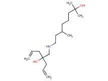 4-{[(7-hydroxy-3,7-dimethyloctyl)amino]methyl}-1,6-heptadien-4-ol
