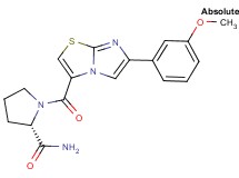 1-{[6-(3-methoxyphenyl)imidazo[2,1-b][1,3]thiazol-3-yl]carbonyl}-L-prolinamide