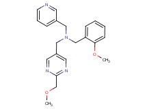 (2-methoxybenzyl){[2-(methoxymethyl)pyrimidin-5-yl]methyl}(pyridin-3-ylmethyl)amine
