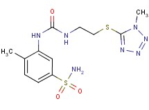 4-methyl-3-{[({2-[(1-methyl-1H-tetrazol-5-yl)thio]ethyl}amino)carbonyl]amino}benzenesulfonamide