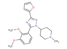 4-[5-(2,3-dimethoxyphenyl)-3-(2-furyl)-1H-1,2,4-triazol-1-yl]-1-methylpiperidine