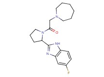 2-[1-(azepan-1-ylacetyl)pyrrolidin-2-yl]-5-fluoro-1H-benzimidazole