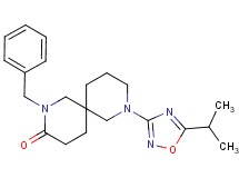 2-benzyl-8-(5-isopropyl-1,2,4-oxadiazol-3-yl)-2,8-diazaspiro[5.5]undecan-3-one