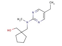 (1-{[(5-ethylpyrimidin-2-yl)(methyl)amino]methyl}cyclopentyl)methanol