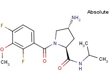 (4R)-4-amino-1-(2,4-difluoro-3-methoxybenzoyl)-N-isopropyl-L-prolinamide
