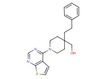 [4-(2-phenylethyl)-1-thieno[2,3-d]pyrimidin-4-ylpiperidin-4-yl]methanol
