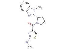 N-methyl-4-{[2-(1-methyl-1H-benzimidazol-2-yl)-1-pyrrolidinyl]carbonyl}-1,3-thiazol-2-amine
