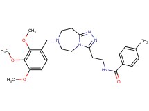 4-methyl-N-{2-[7-(2,3,4-trimethoxybenzyl)-6,7,8,9-tetrahydro-5H-[1,2,4]triazolo[4,3-d][1,4]diazepin-3-yl]ethyl}benzamide