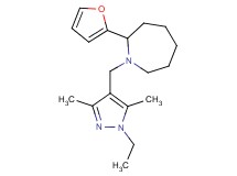 1-[(1-ethyl-3,5-dimethyl-1H-pyrazol-4-yl)methyl]-2-(2-furyl)azepane