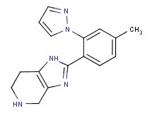 2-[4-methyl-2-(1H-pyrazol-1-yl)phenyl]-4,5,6,7-tetrahydro-1H-imidazo[4,5-c]pyridine dihydrochloride