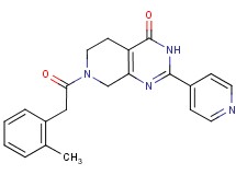 7-[(2-methylphenyl)acetyl]-2-pyridin-4-yl-5,6,7,8-tetrahydropyrido[3,4-d]pyrimidin-4(3H)-one