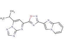 5-(3-imidazo[1,2-a]pyridin-2-yl-1,2,4-oxadiazol-5-yl)-7-isopropyl[1,2,4]triazolo[1,5-a]pyrimidine