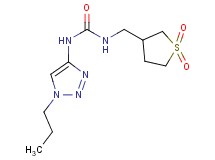 N-[(1,1-dioxidotetrahydro-3-thienyl)methyl]-N'-(1-propyl-1H-1,2,3-triazol-4-yl)urea