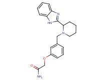 2-(3-{[2-(1H-benzimidazol-2-yl)piperidin-1-yl]methyl}phenoxy)acetamide
