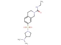 7-{[3-(dimethylamino)pyrrolidin-1-yl]sulfonyl}-N-ethyl-3,4-dihydroisoquinoline-2(1H)-carboxamide