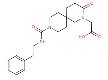 (3-oxo-9-{[(2-phenylethyl)amino]carbonyl}-2,9-diazaspiro[5.5]undec-2-yl)acetic acid