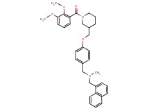 (4-{[1-(2,3-dimethoxybenzoyl)-3-piperidinyl]methoxy}benzyl)methyl(1-naphthylmethyl)amine