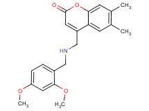 4-{[(2,4-dimethoxybenzyl)amino]methyl}-6,7-dimethyl-2H-chromen-2-one